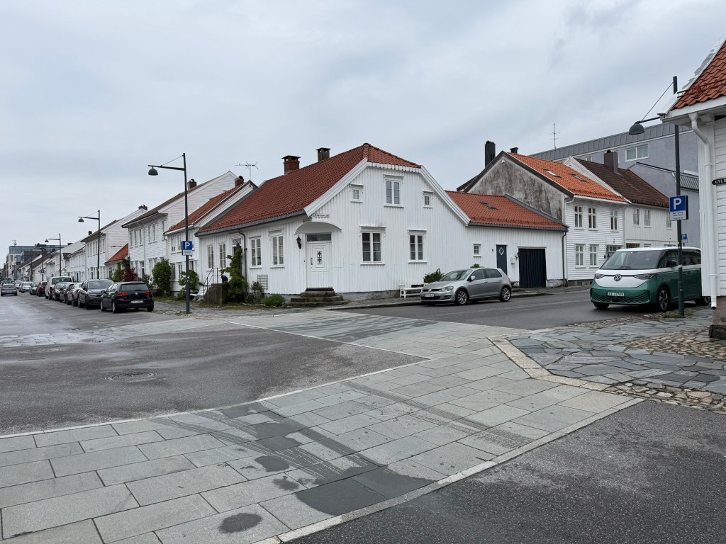 old white houses in Kristiansand