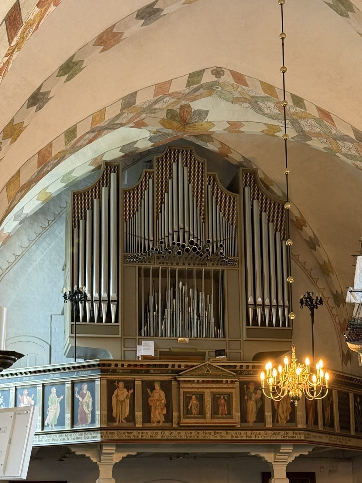 pipe organ in saeby